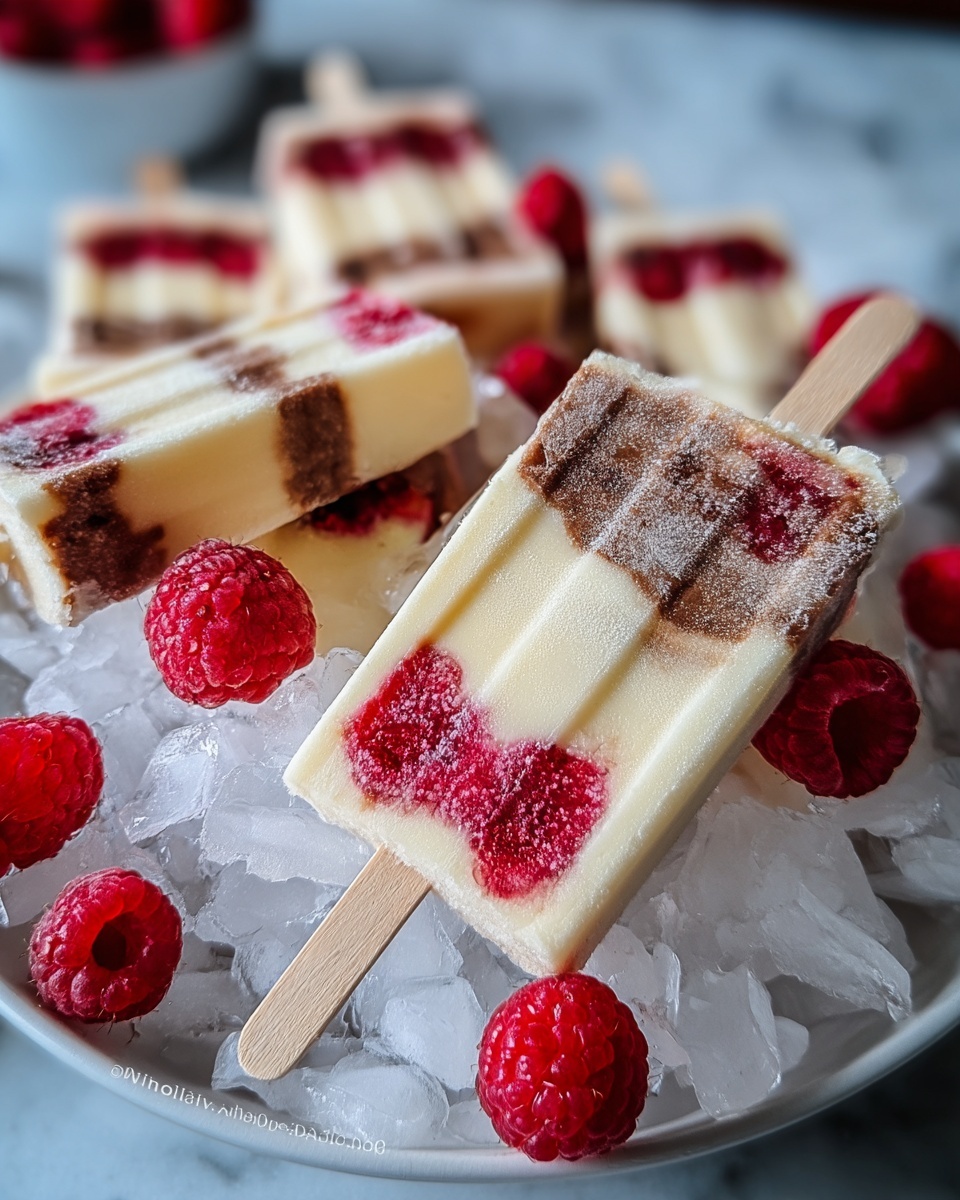 Frozen Cherry Cola Float Pops Recipe - Recipe Image