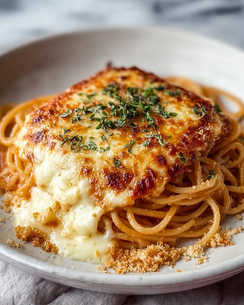 Cream Cheese Spaghetti Casserole Recipe - Recipe Image