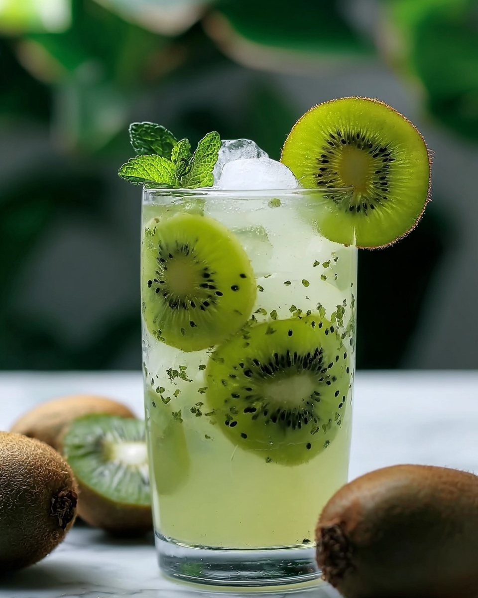 Fresh Kiwi Lemonade Recipe - Recipe Image