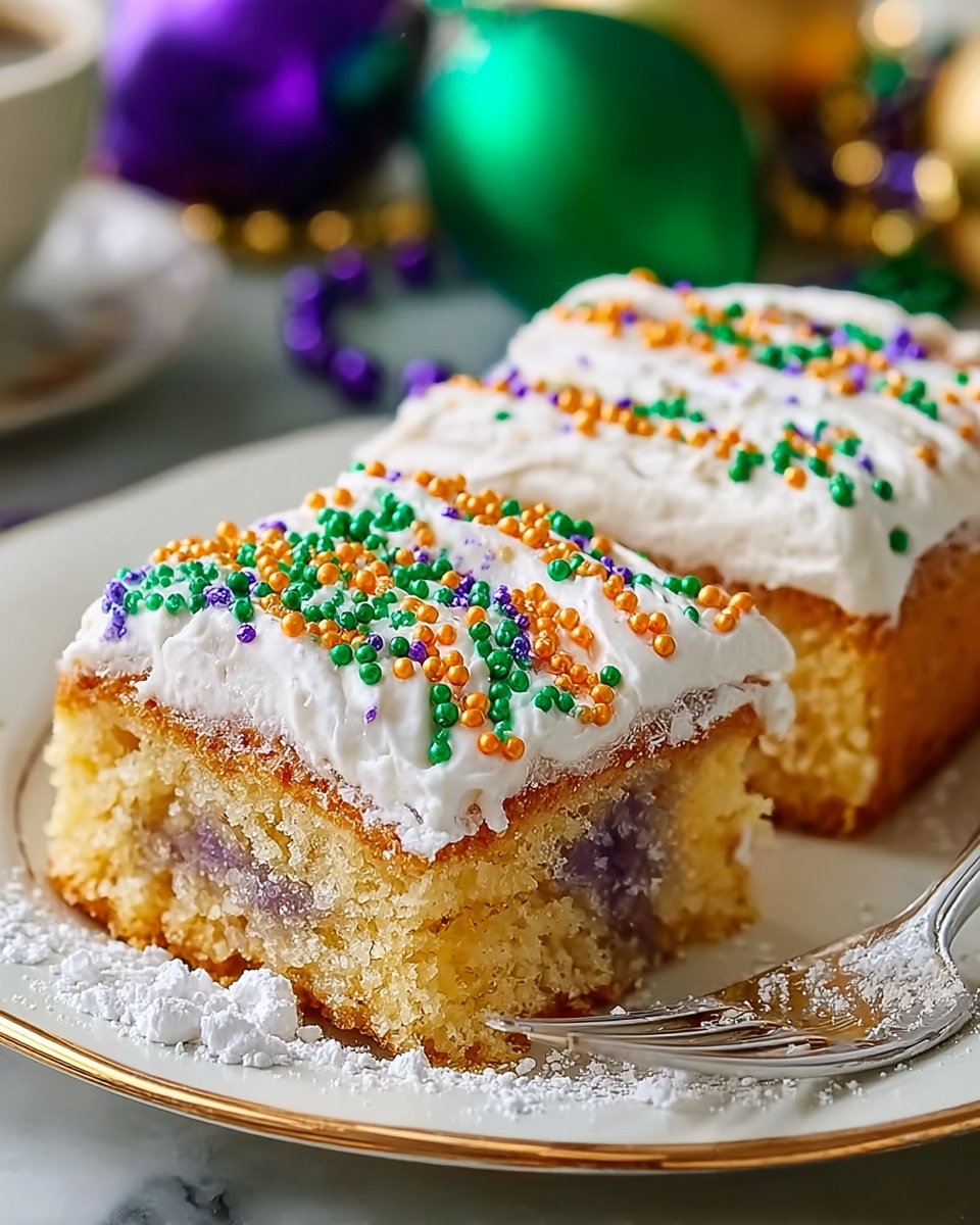 Authentic Mardi Gras King Cake Recipe - Recipe Image