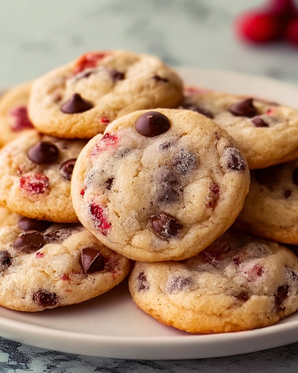 Cherry Almond Chocolate Chip Cookies Recipe - Recipe Image