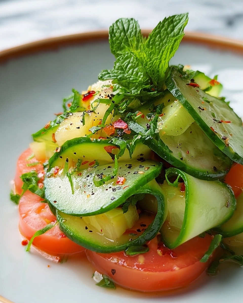 Crunchy Cucumber and Apple Salad Recipe - Recipe Image