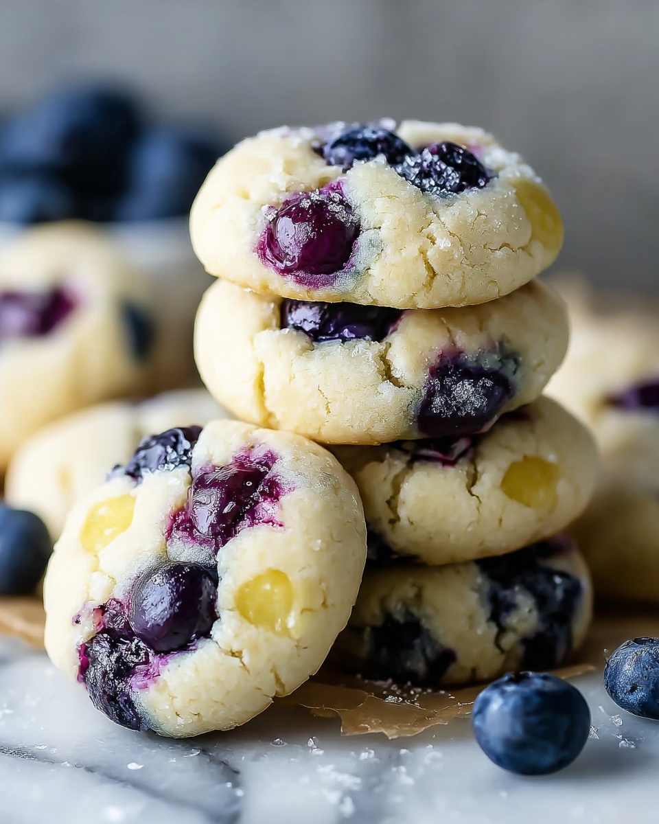 Greek Yogurt Lemon Blueberry Cookies Recipe - Recipe Image
