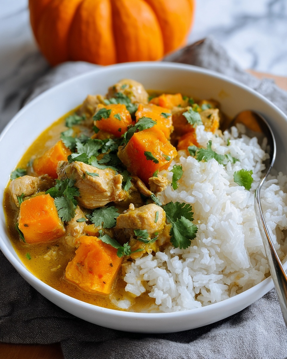 Chicken and Pumpkin Thai Curry Recipe - Recipe Image