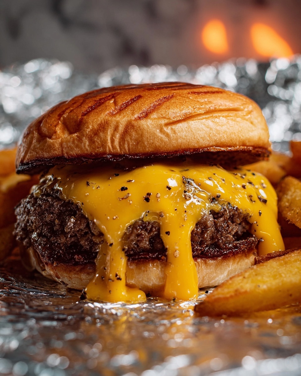 Cheeseburger Hobo Foil Packets Recipe - Recipe Image