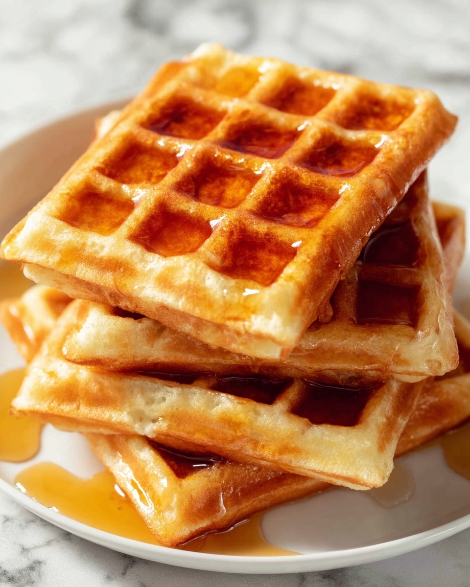 Easy Gluten-Free Oat Waffles Recipe - Recipe Image