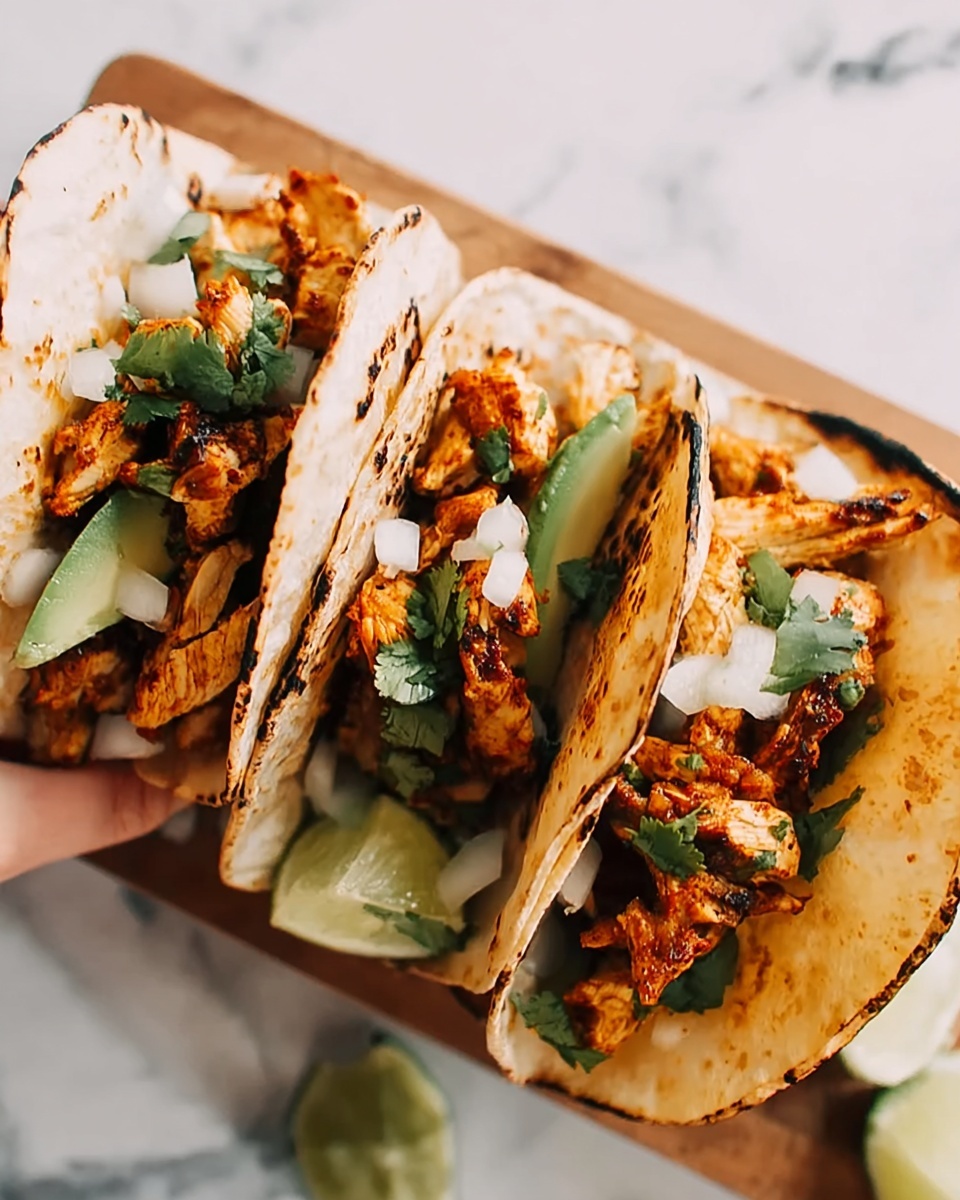 Authentic Mexican Chicken Street Tacos Recipe - Recipe Image