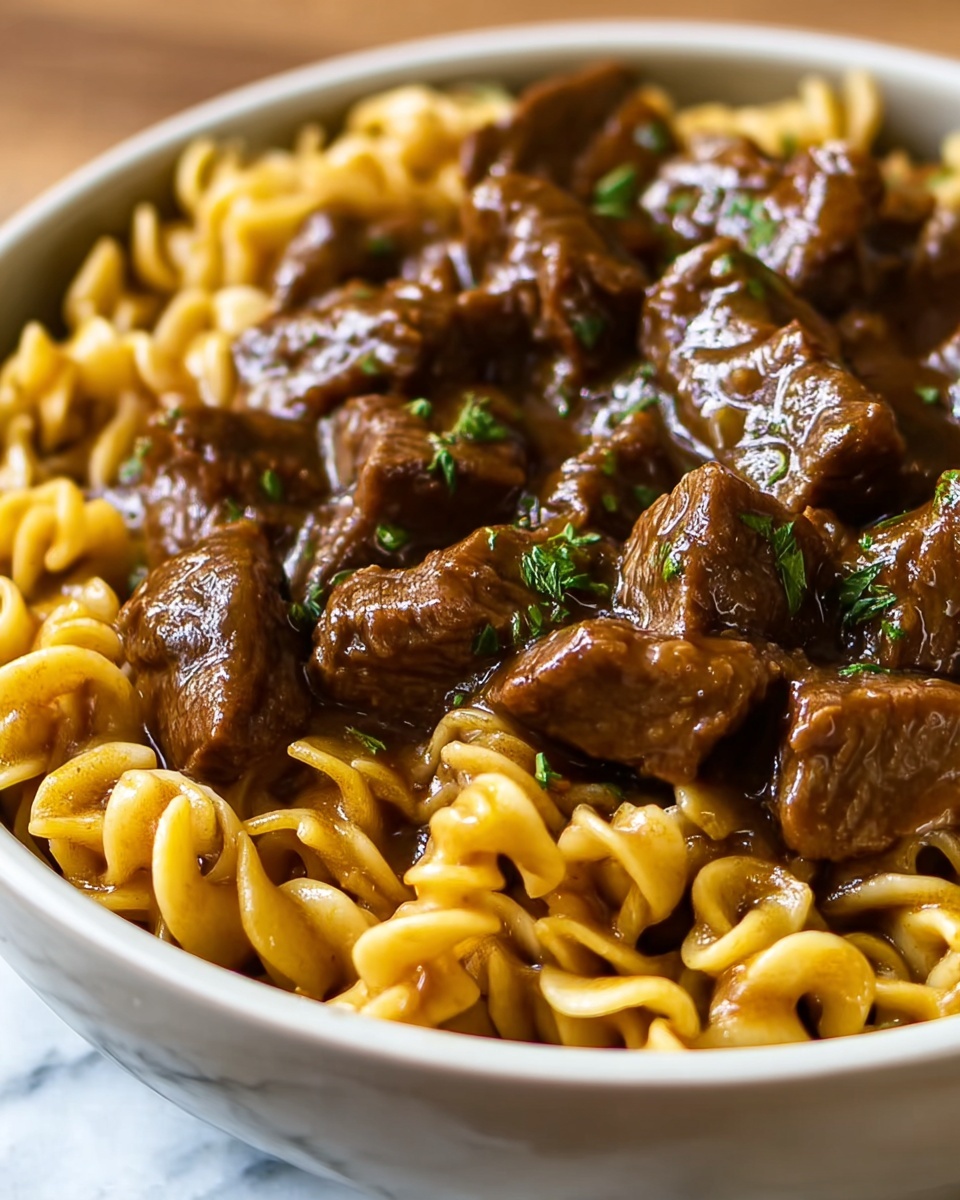 Crockpot Beef and Noodles Recipe - Recipe Image