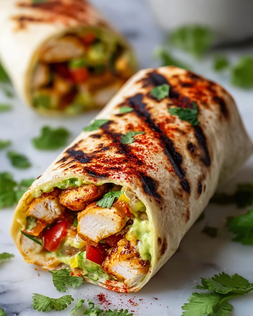 Chipotle Ranch Grilled Chicken Burrito Recipe - Recipe Image