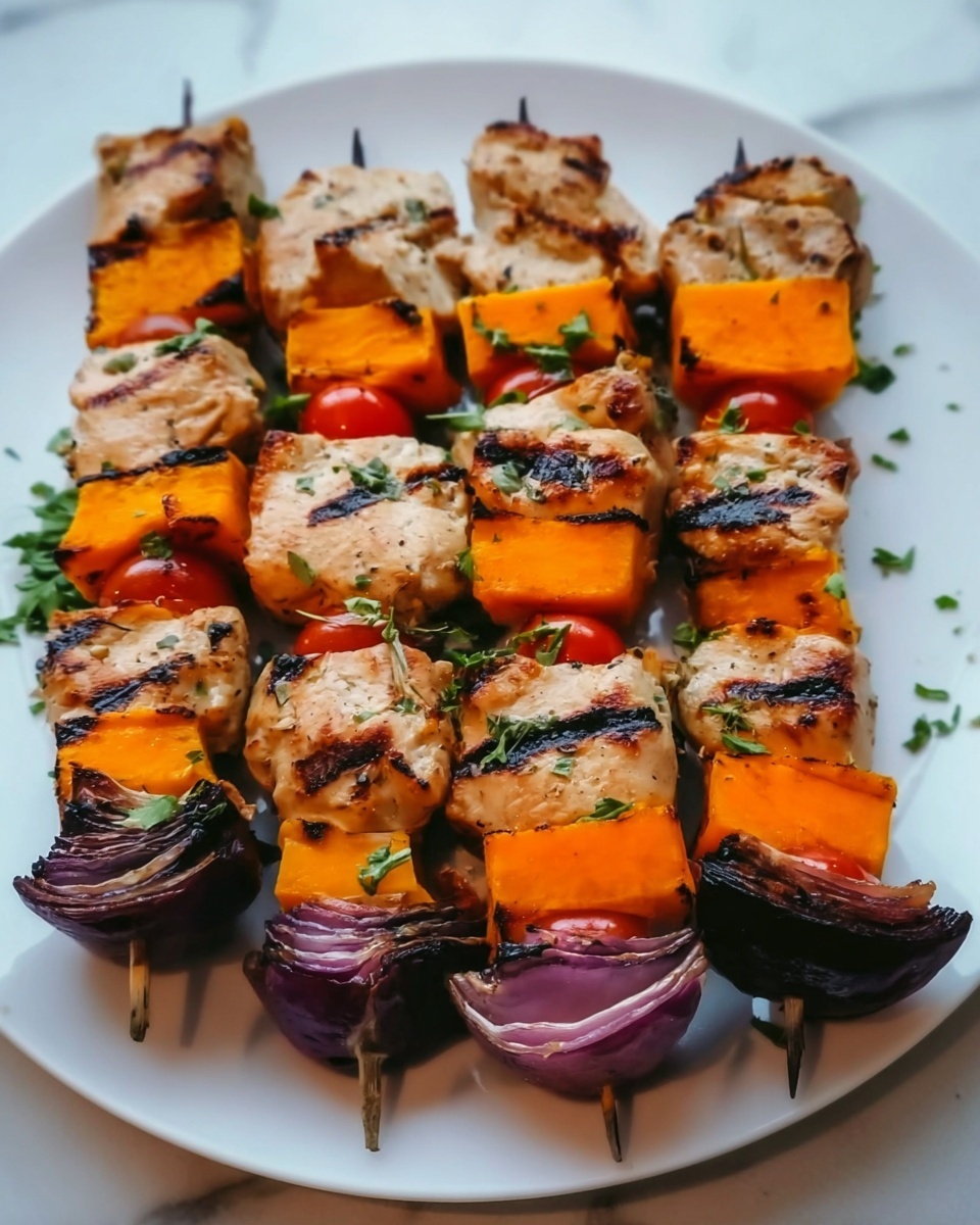 Chicken and Sweet Potato Kebabs Recipe - Recipe Image