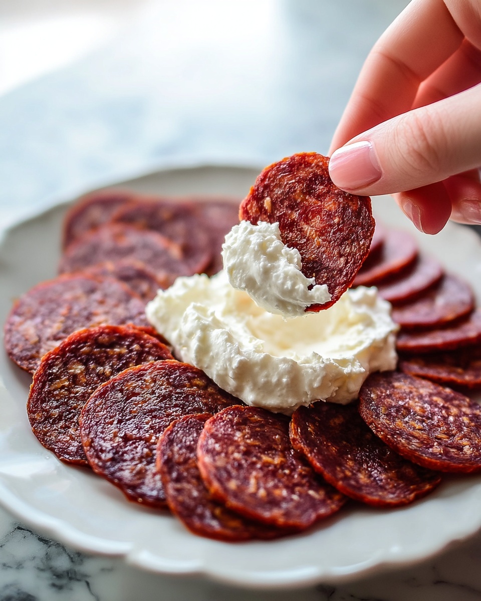 Keto Pepperoni Cream Cheese Bites Recipe - Recipe Image