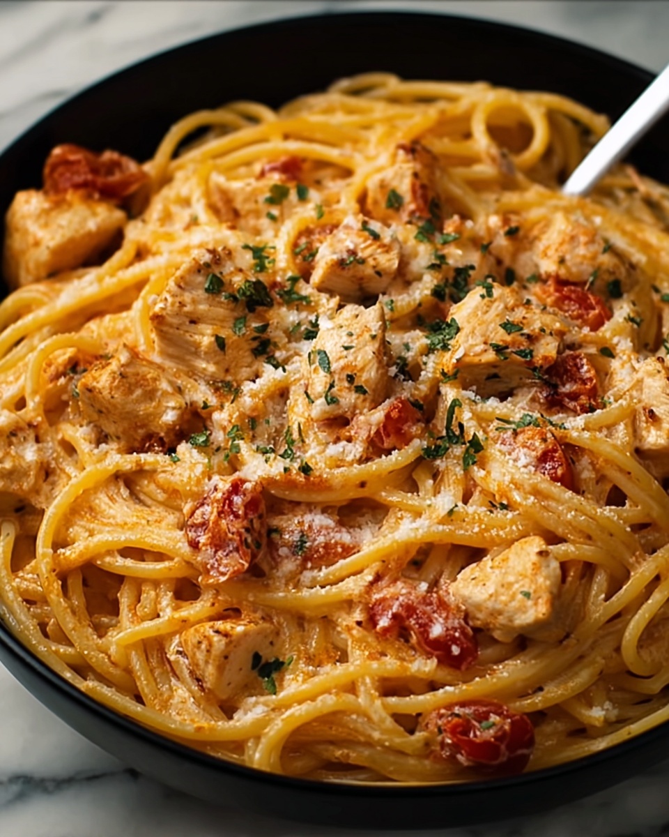 Rotel Chicken Spaghetti Casserole Recipe - Recipe Image