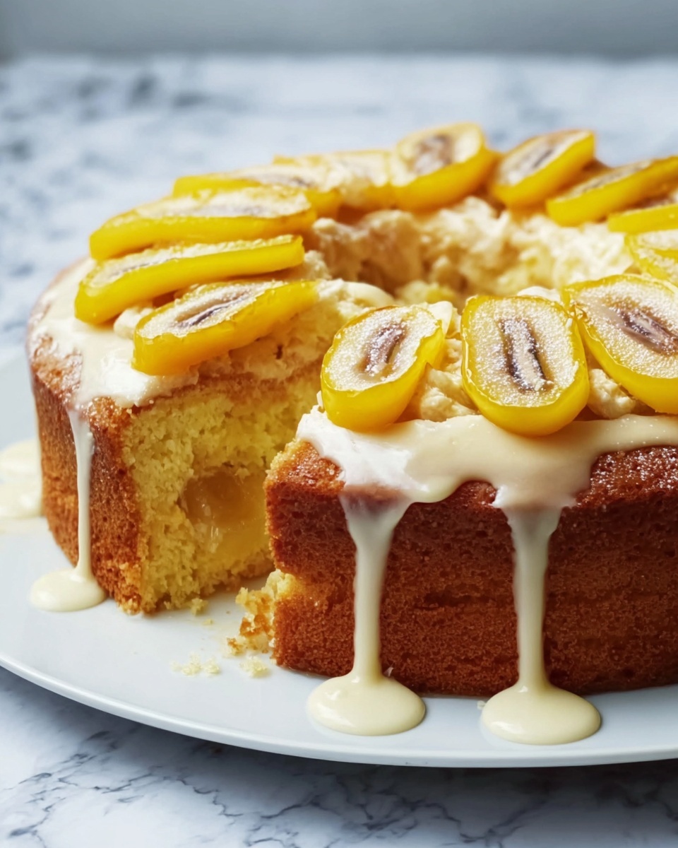 Peach Buttermilk Pound Cake Recipe - Recipe Image