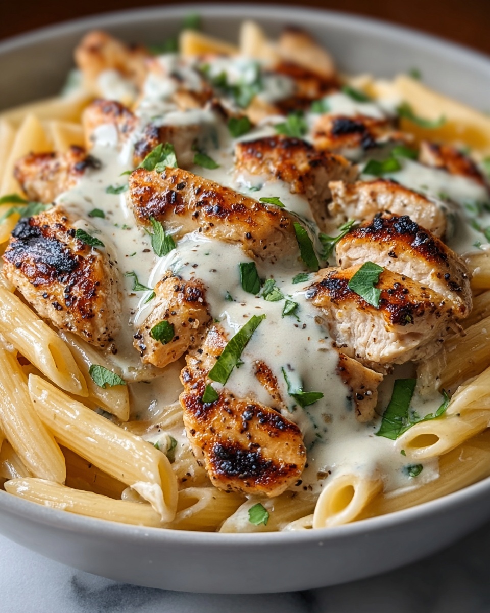 Crispy Chicken Alfredo Bliss Recipe - Recipe Image