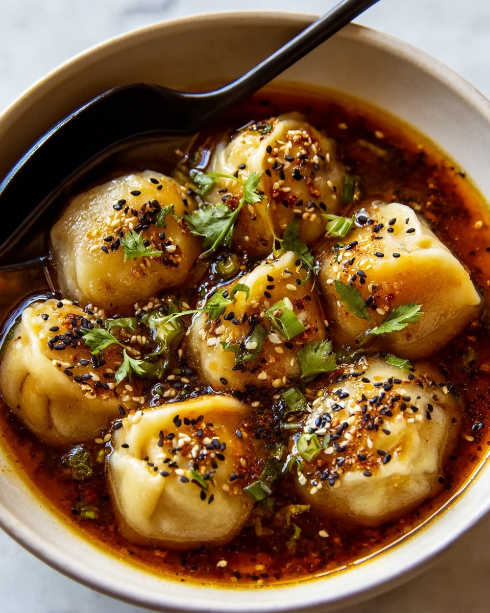 Chili Crisp Butternut Squash Dumplings Recipe - Recipe Image