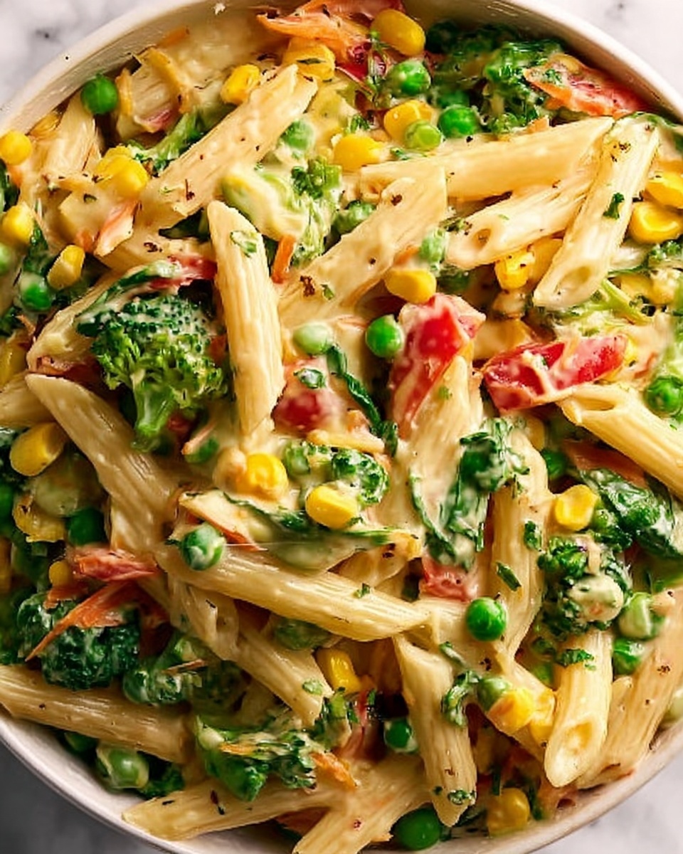 Pasta Primavera: An Amazing Ultimate Vegetable Pasta Dish Recipe - Recipe Image