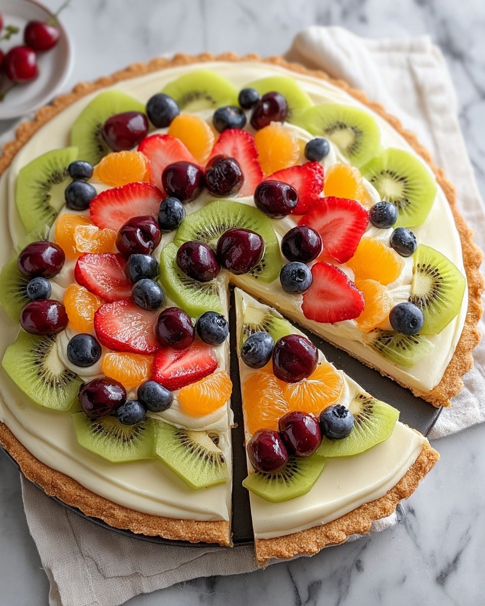 Sugar Cookie Fruit Pizza Recipe - Recipe Image