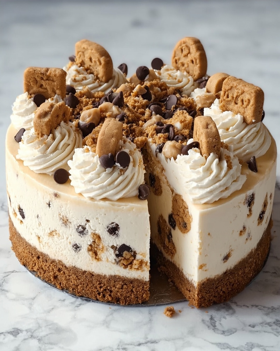 Irresistible Cookie Dough Cheesecake Recipe - Recipe Image