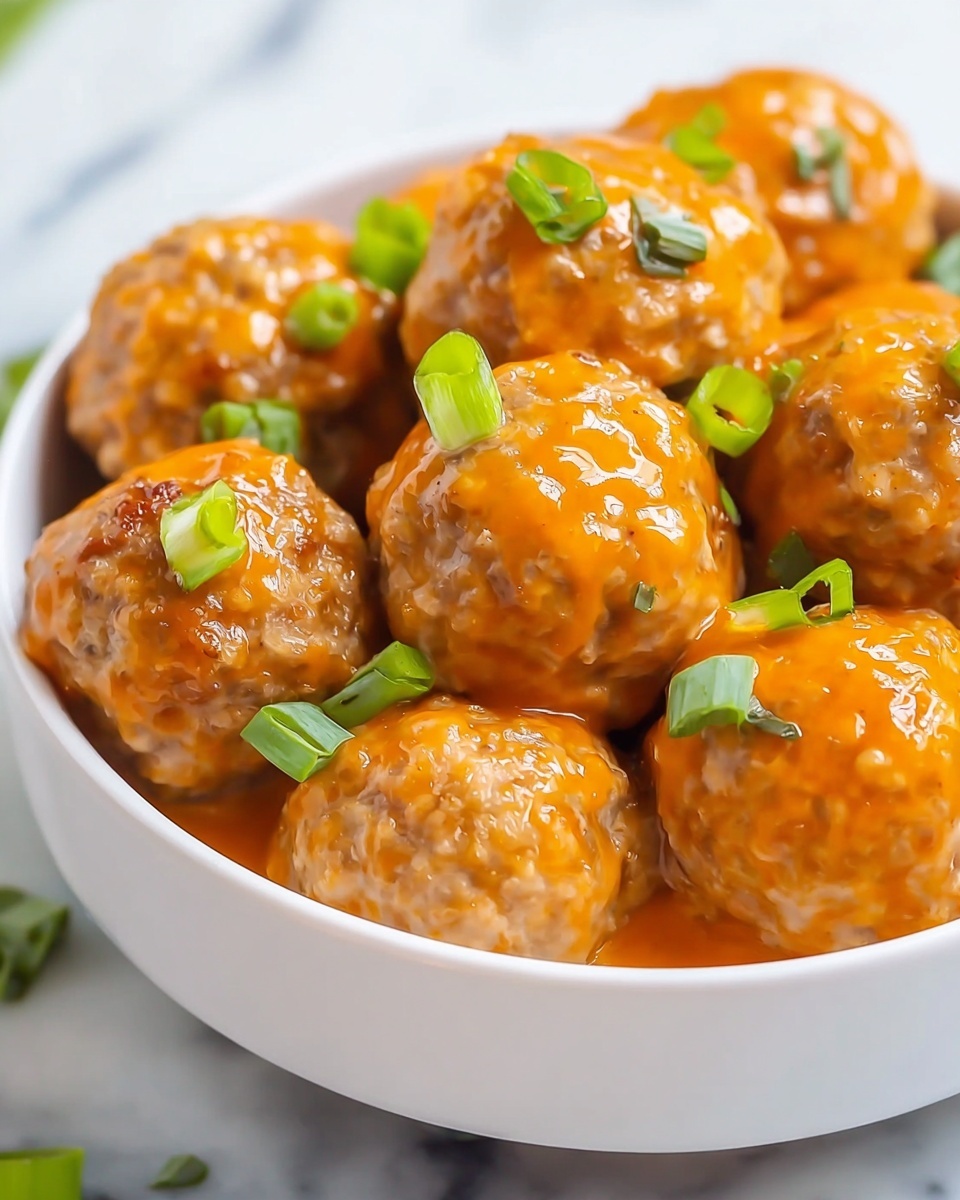 Buffalo Chicken Meatballs Recipe - Recipe Image