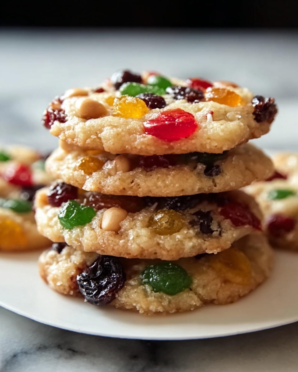 Decadent Chewy Fruitcake Cookies Recipe - Recipe Image