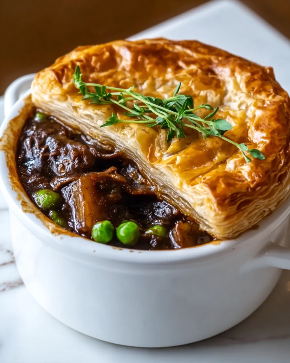 Guinness Braised Beef Pot Pie Recipe - Recipe Image