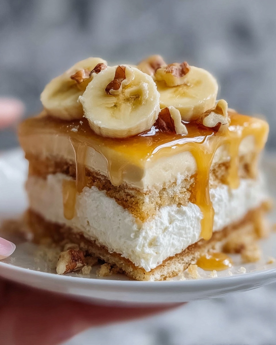 Banana Pudding Cheesecake Cake Recipe - Recipe Image