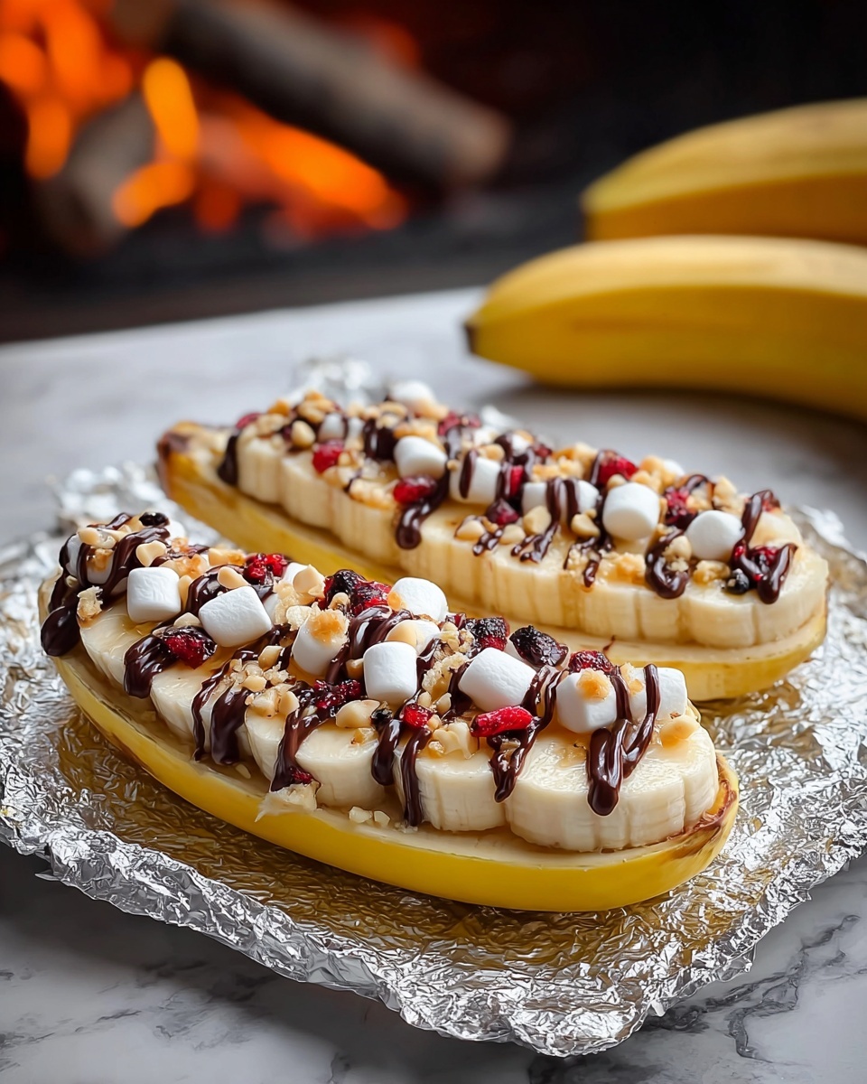 Easy Campfire Banana Boats Recipe - Recipe Image