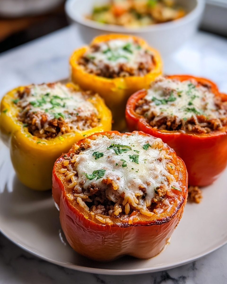 Pumpkin and Sausage Stuffed Peppers Recipe - Recipe Image