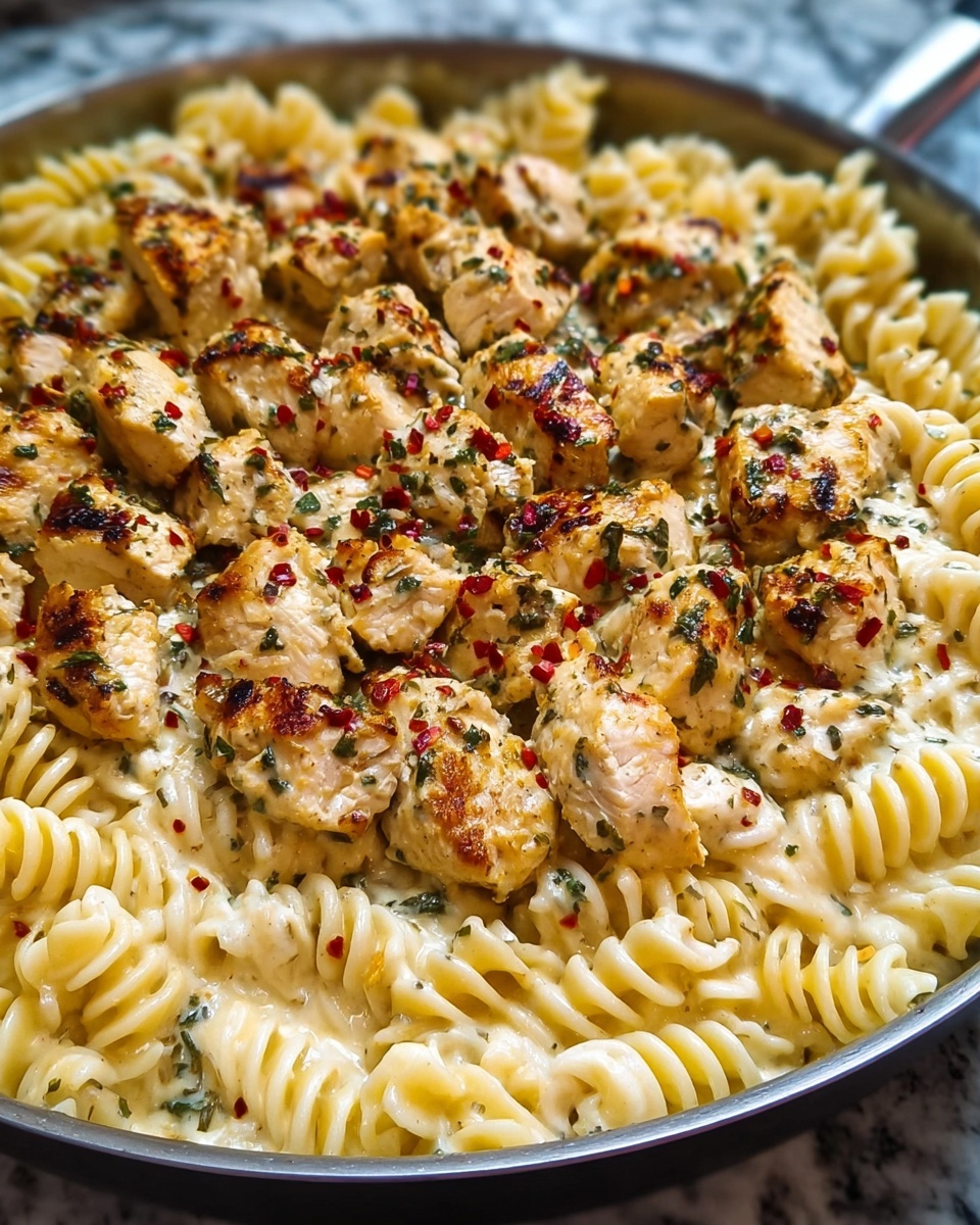 Creamy Garlic Parmesan Chicken Pasta Recipe - Recipe Image