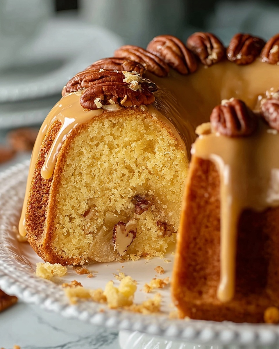 Butter Pecan Pound Cake Recipe - Recipe Image