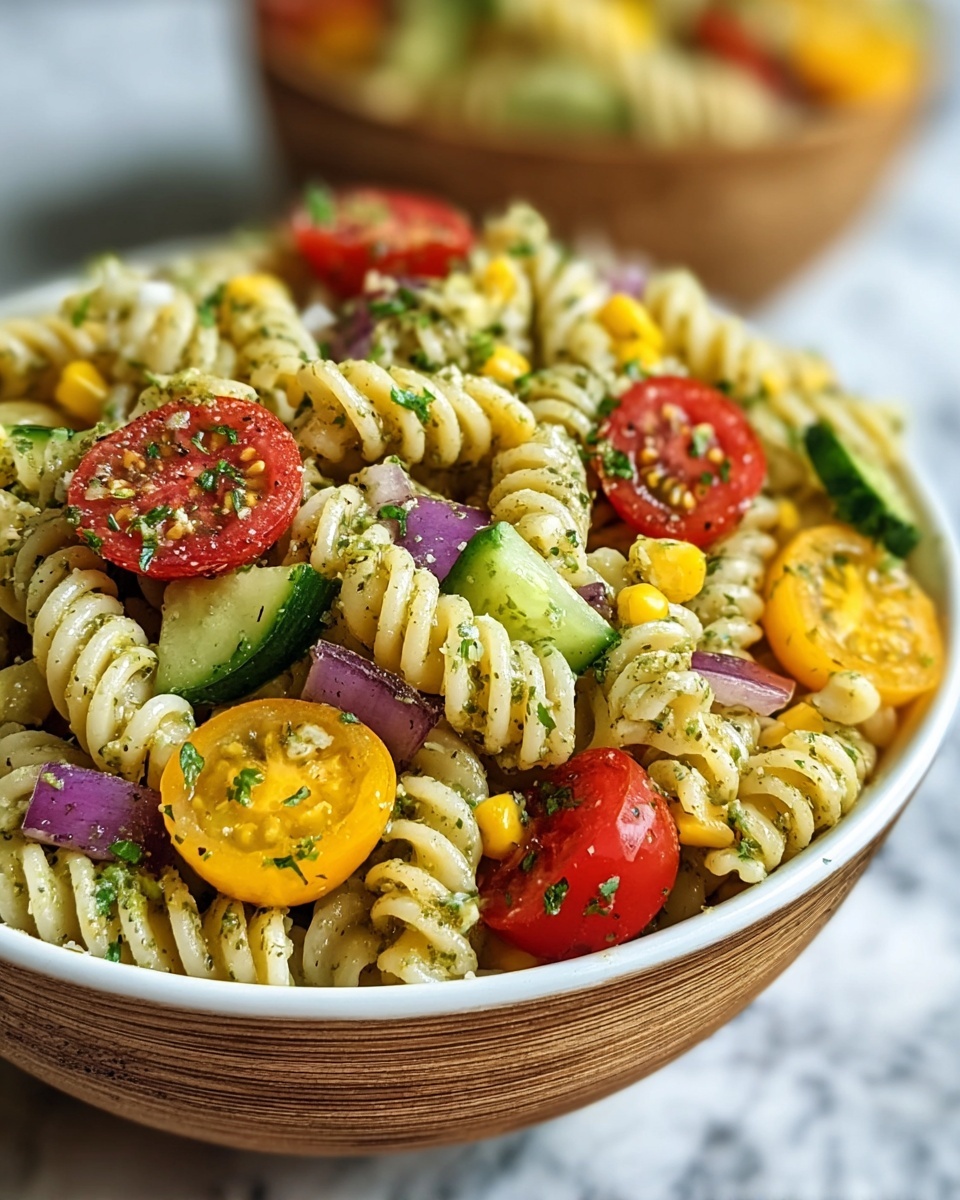 Cilantro Lime Pasta Salad Recipe - Recipe Image