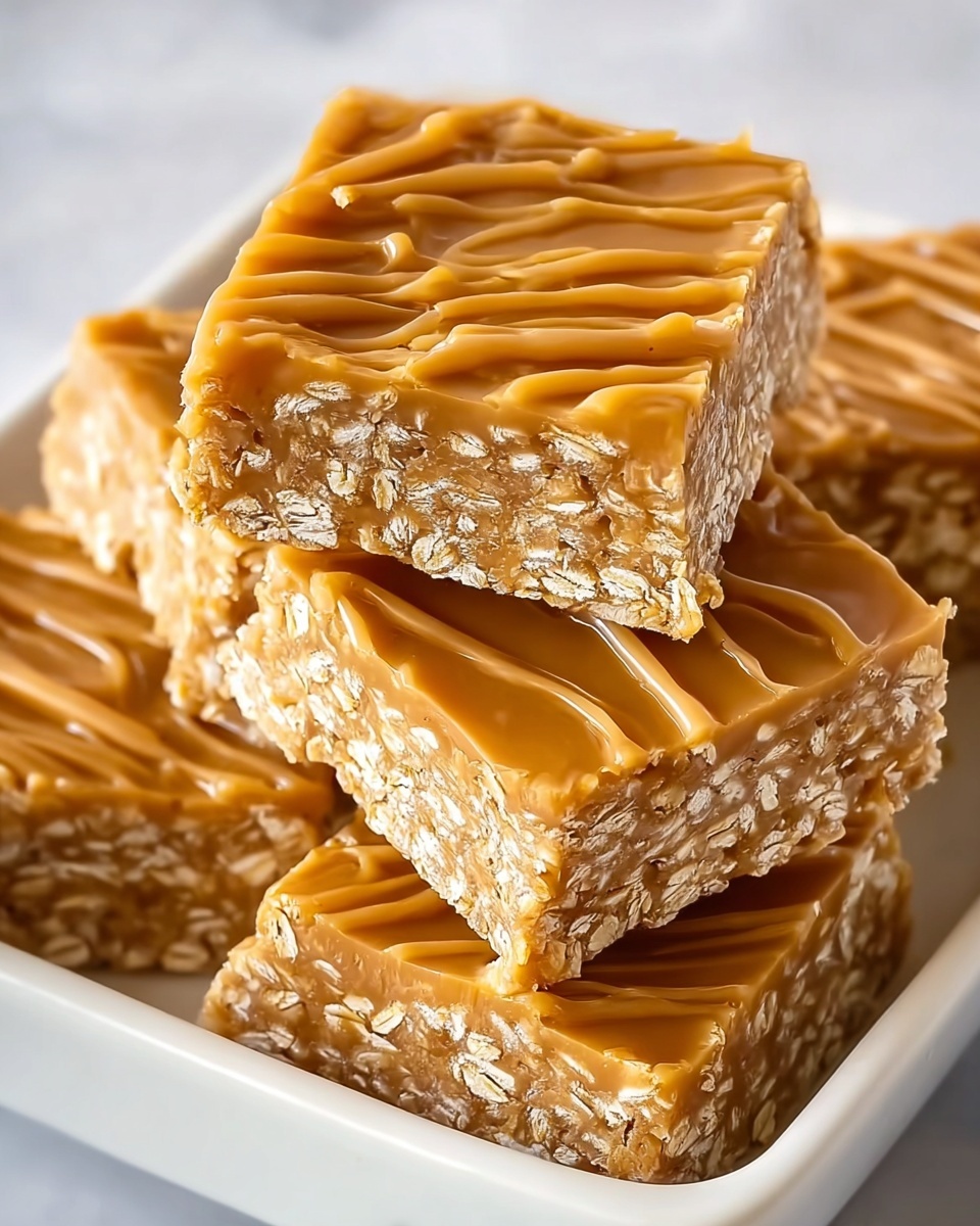 Peanut Butter Oatmeal Bars Recipe - Recipe Image