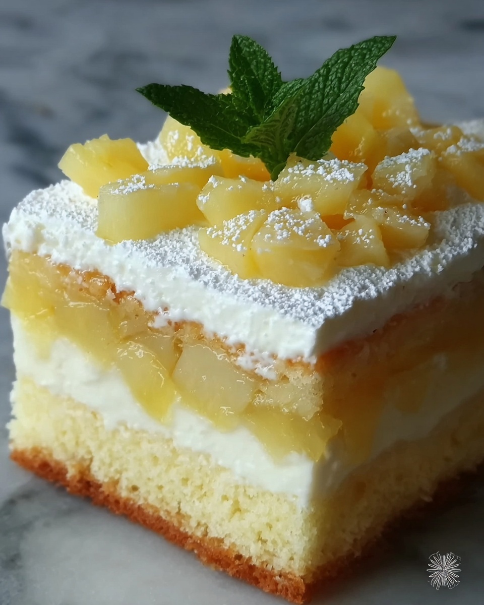 Southern Pineapple Cake Recipe - Recipe Image