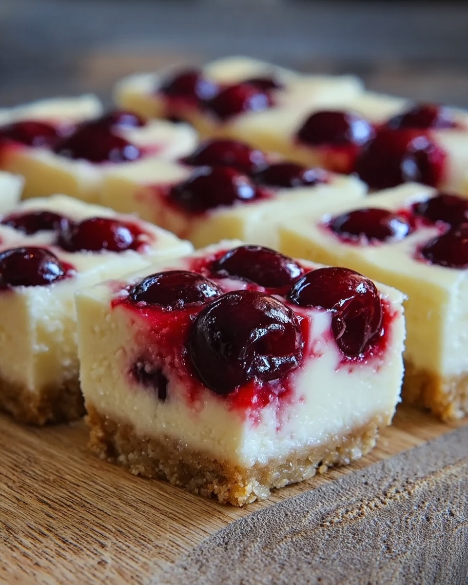 Cherry Cheesecake Bars Recipe - Recipe Image