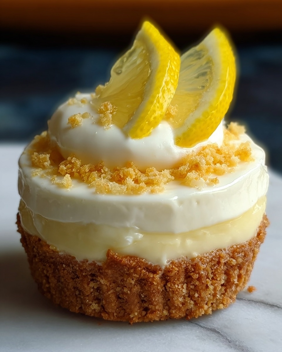 Mini Lemon Cheesecakes Recipe - Recipe Image