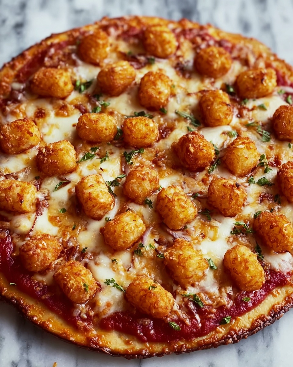 The Joy of Tater Tot Pizza Recipe - Recipe Image