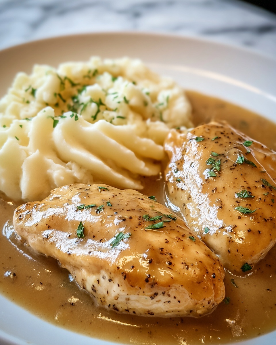 Easy Crock Pot Chicken and Gravy Recipe - Recipe Image