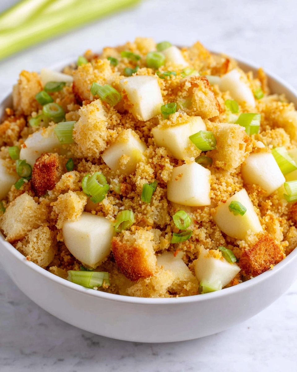 Cornbread Stuffing with Apples Recipe - Recipe Image