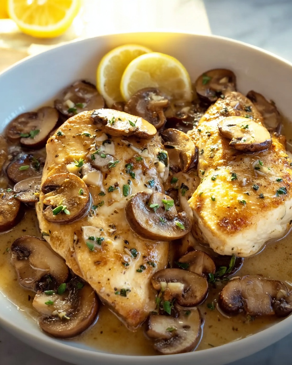 Chicken with Mushroom Cream Sauce Recipe - Recipe Image