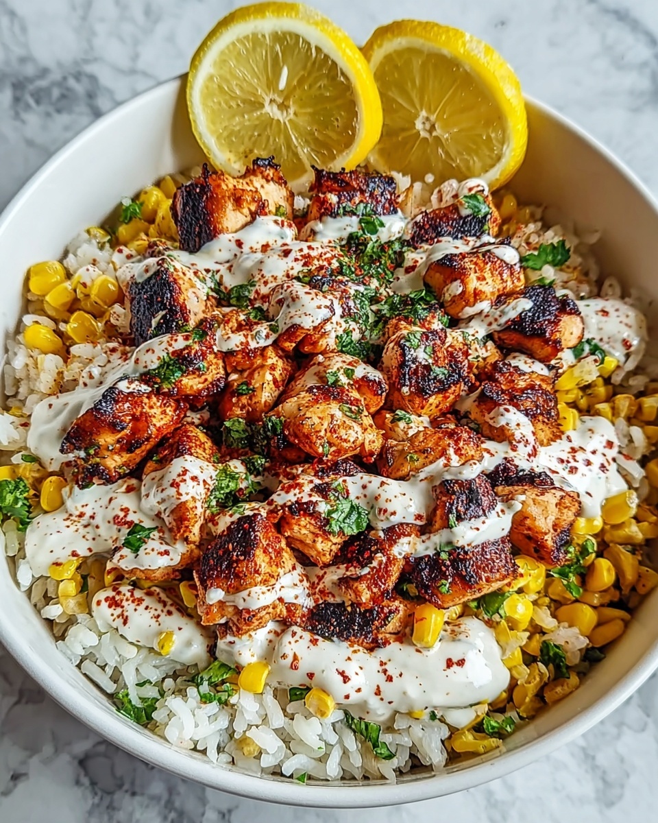 Street Corn Chicken Rice Bowl Recipe - Recipe Image