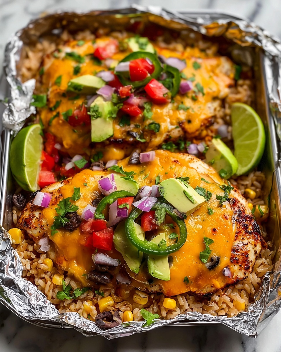 Santa Fe Chicken Foil Packets Recipe - Recipe Image