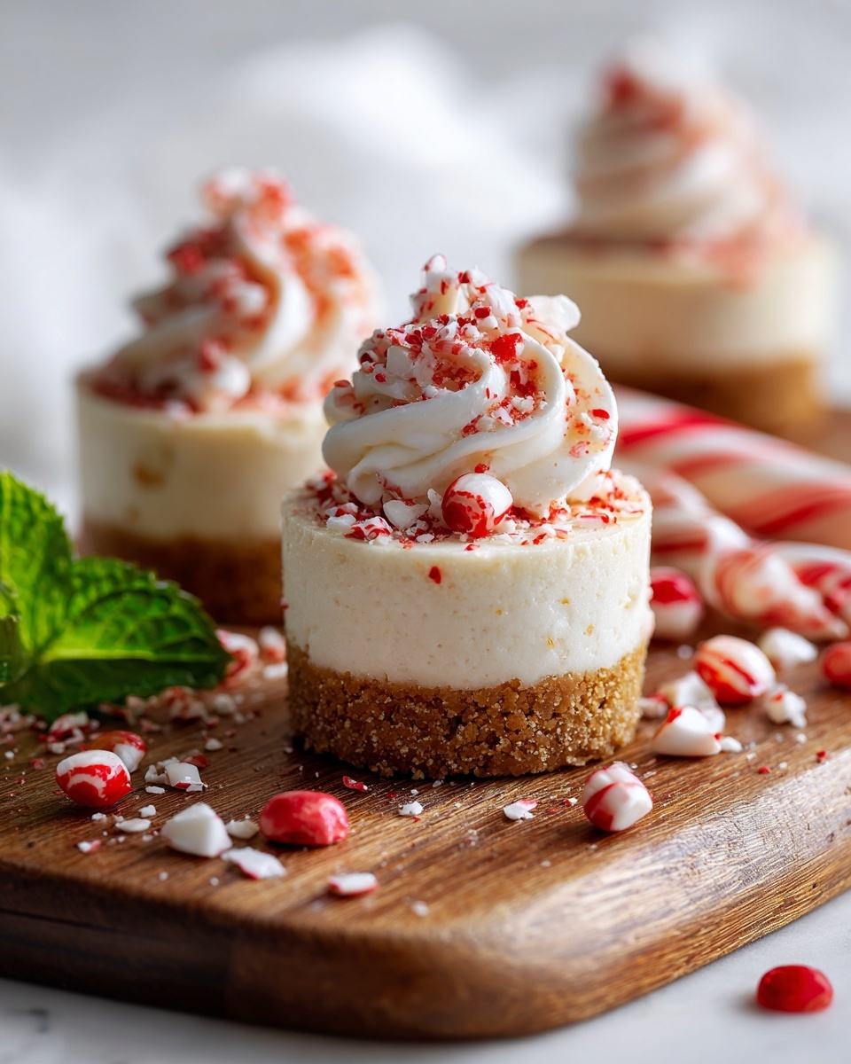 No-Bake Peppermint Cheesecake Bites Recipe - Recipe Image