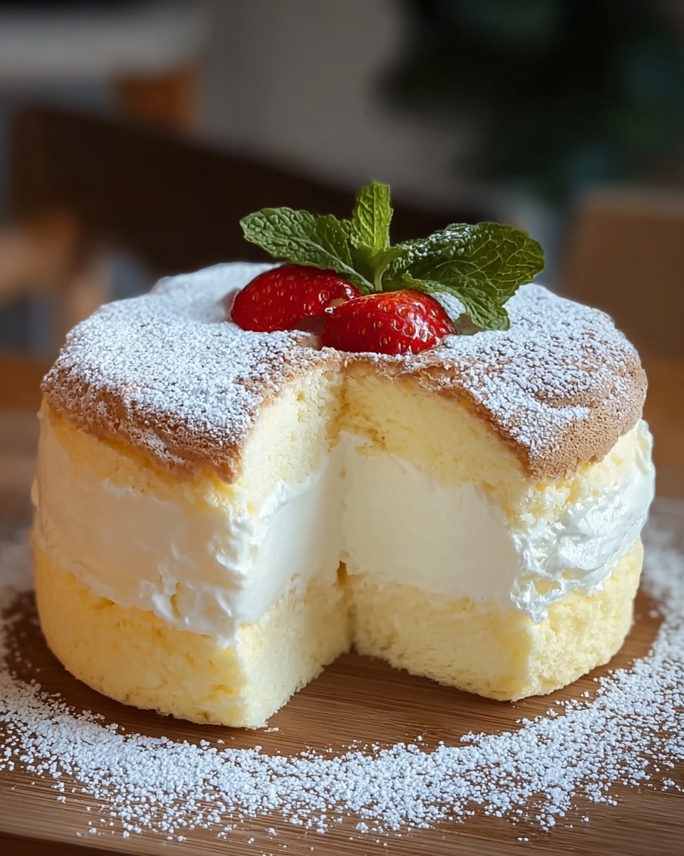 Light & Fluffy Yogurt Cloud Cake: An Incredible 7-Layer Recipe - Recipe Image