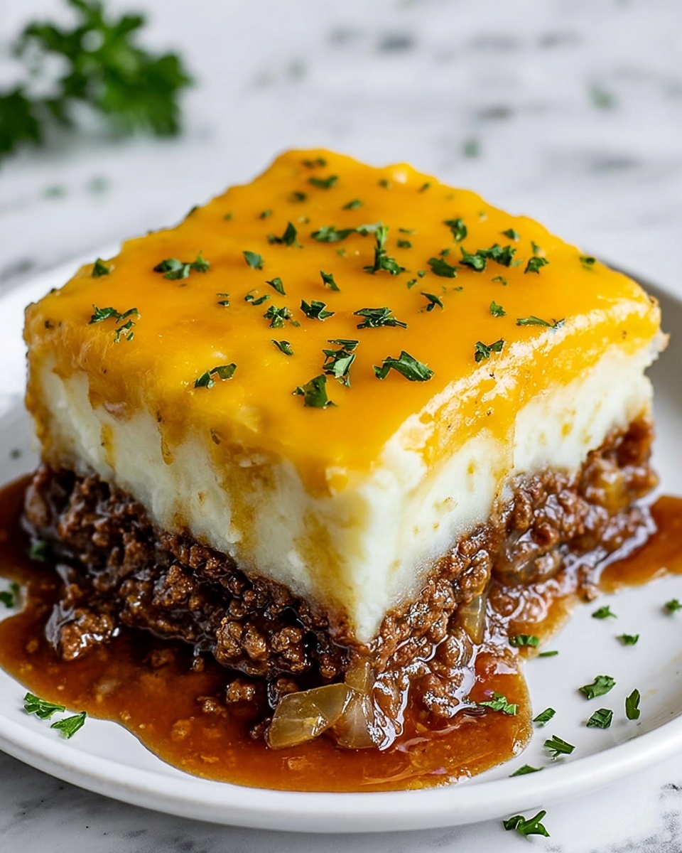 Meatloaf with Cheesy Mashed Potatoes Recipe - Recipe Image