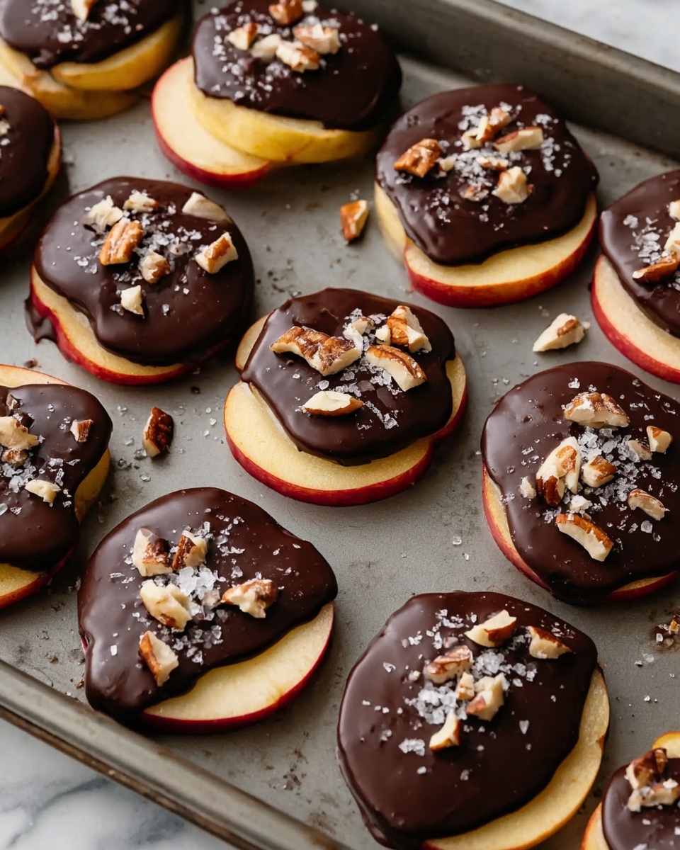 Chocolate Turtle Apple Slices Recipe - Recipe Image