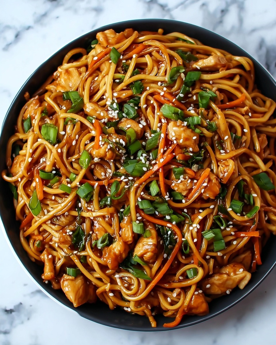 Easy Chicken Lo Mein Recipe - Recipe Image