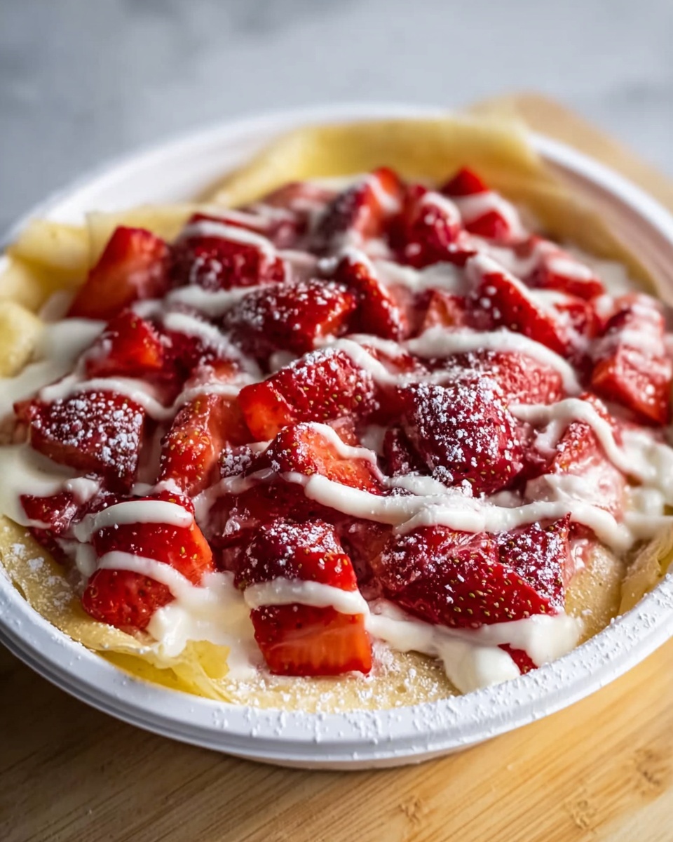 Strawberry Cheesecake Nachos Recipe - Recipe Image