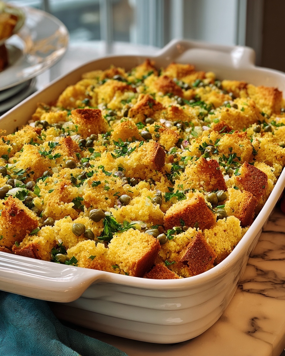 Mama's Cornbread Dressing Recipe - Recipe Image