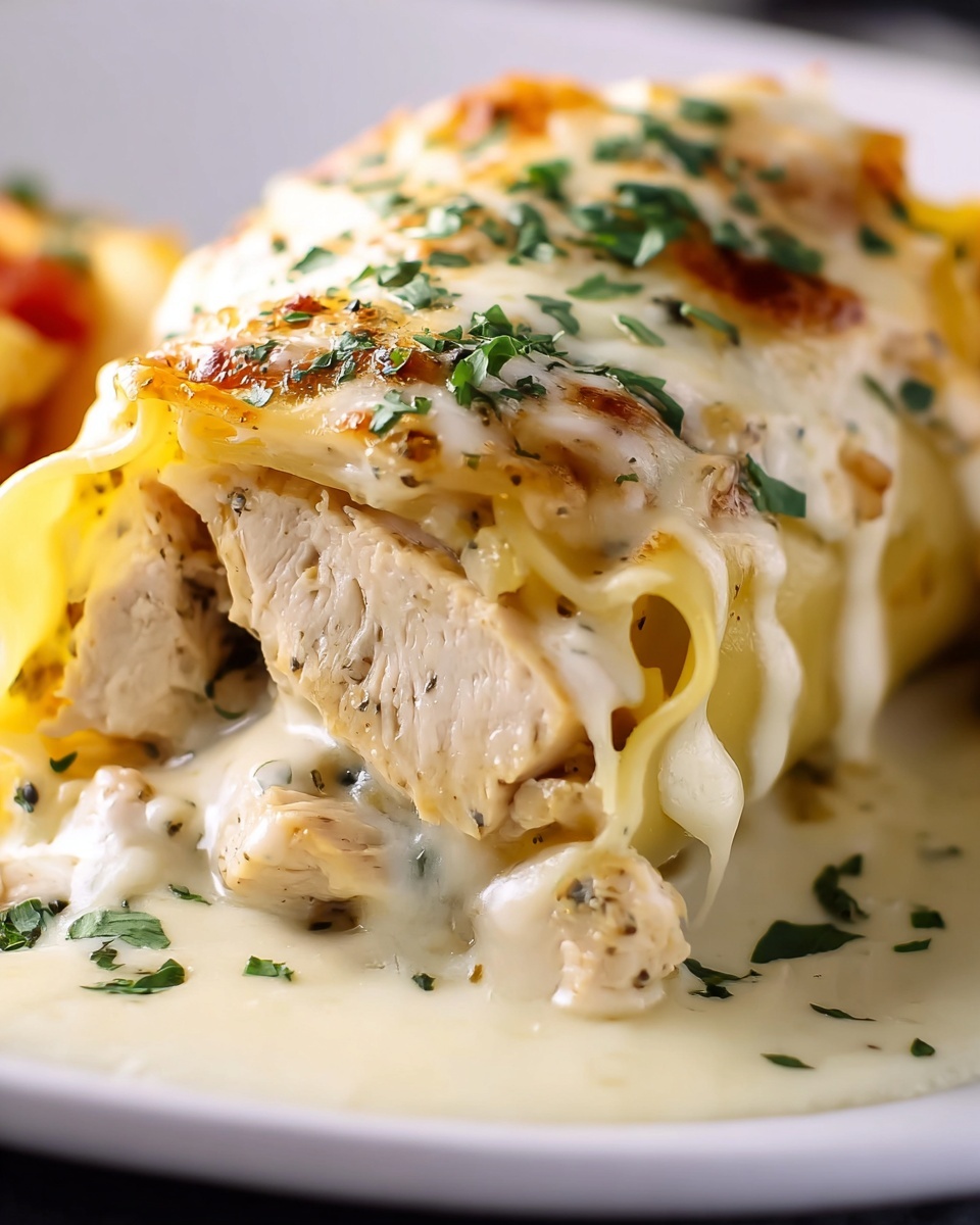Chicken Alfredo Roll-Ups Recipe - Recipe Image