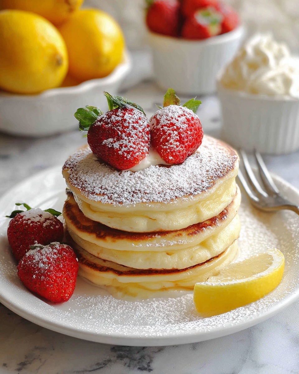 Cloud-like Lemon Soufflé Pancakes Recipe - Recipe Image